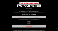 Desktop Screenshot of lady-britt.com