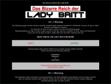 Tablet Screenshot of lady-britt.com